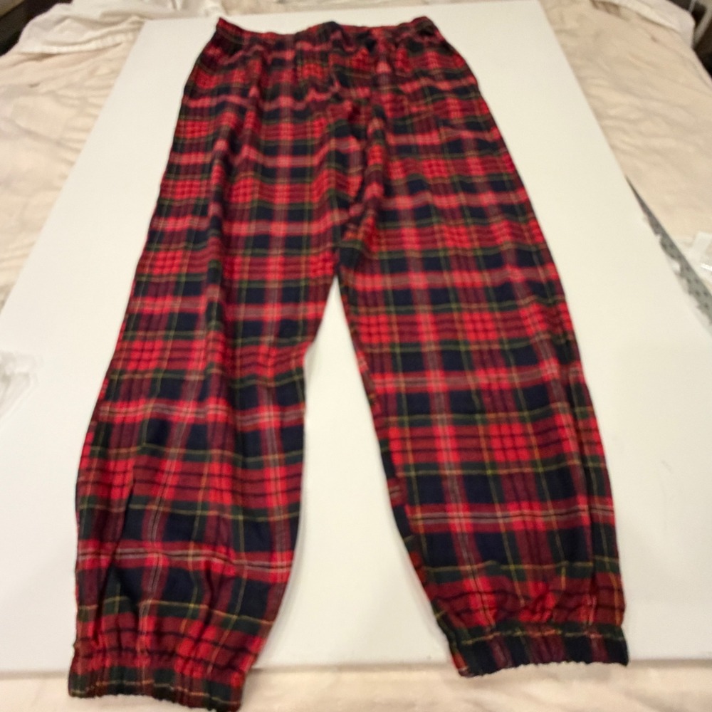 Polo Ralph Lauren Men's XL Red Tartan Plaid Flannel Pajama Lounge Pants - Picture 6 of 6